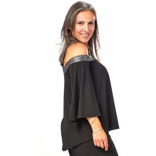 Relaxed Flounce Sleeve Top