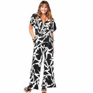 Cap-Sleeved Crossover Top