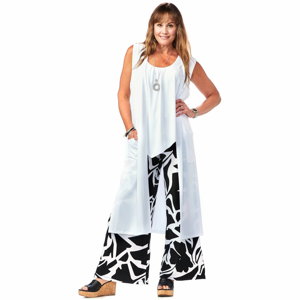 Long Pocketed Vest