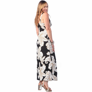 Pocketed Maxi Empire Dress