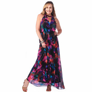 Chiffon Halter  Dress