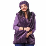 Faux Fur Hooded Vest