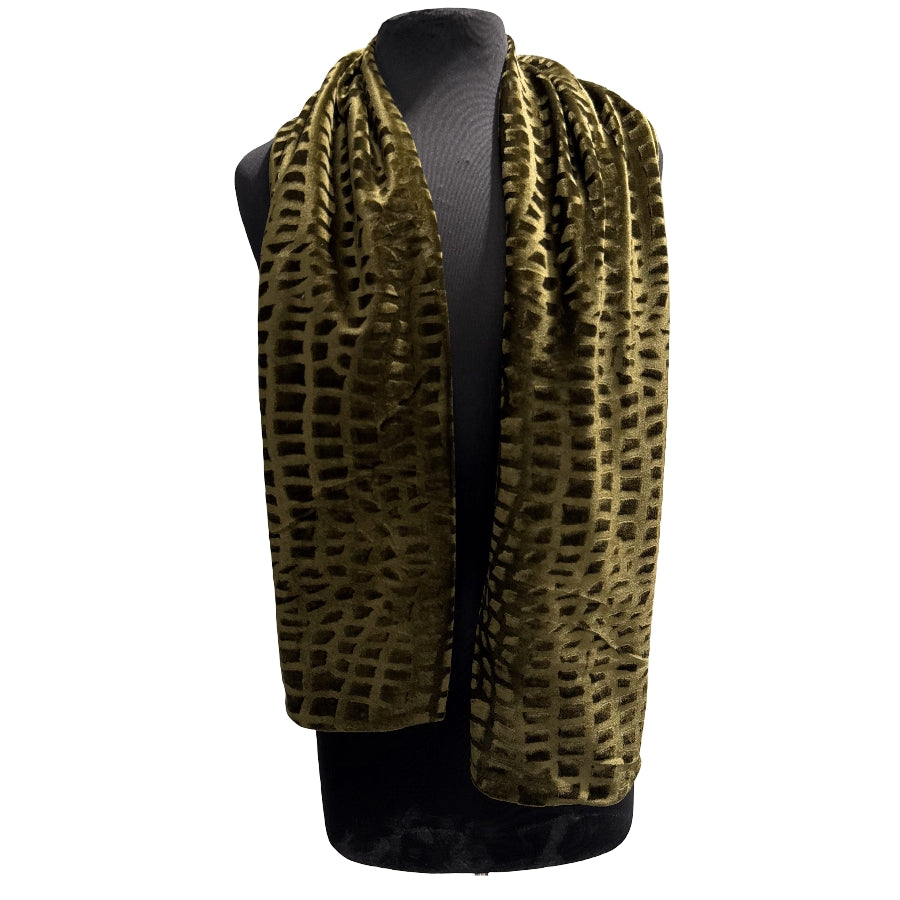 Embossed Velvet  Scarf