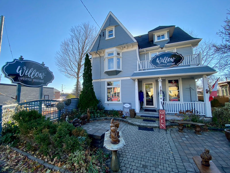 Exterior of Willow Boutique in Brighton, Ontario
