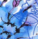 Floral - Blue/White