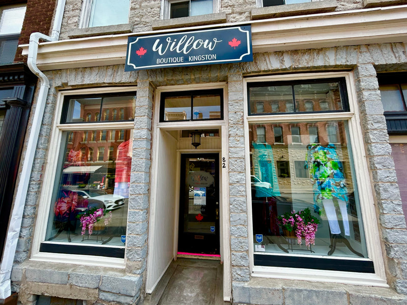 Willow Boutique Kingston storefront on Brock Street